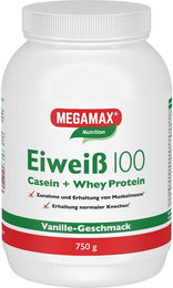 MEGAMAX Eiweiß Pulver Vanille vegetarisch 750 g – Bild 1 von 1