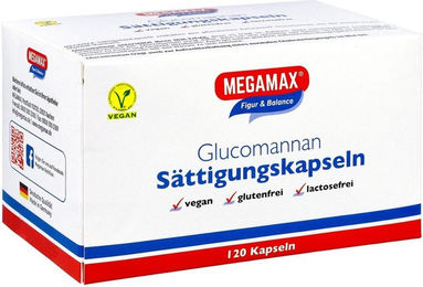 MEGAMAX Glucomannan Sättigungskapseln 120 Stück – Bild 1 von 1