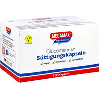 Produktbild von MEGAMAX Glucomannan Sättigungskapseln 120 Stück