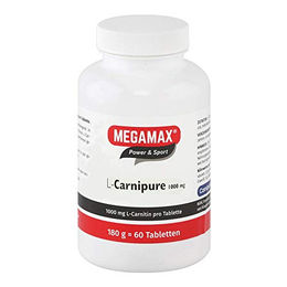 Megamax L-Carnitin 1000 mg Lutschtabletten 60 Stück – Bild 1 von 1