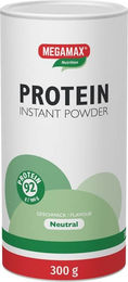 Megamax Protein Isolat Pulver neutral zuckerfrei und glutenfrei 300 g – Bild 1 von 2