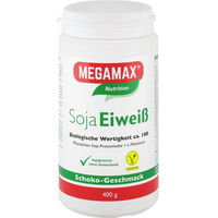 Produktbild von MEGAMAX Soja Eiweiß Pulver Schokolade Vegan Laktosefrei Glutenfrei