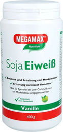MEGAMAX Soja Eiweiß Pulver Vanille vegan laktosefrei glutenfrei 167 g – Bild 1 von 1