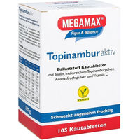 Produktbild von MEGAMAX Topinambur Aktiv Inulin Lutschtabletten vegan