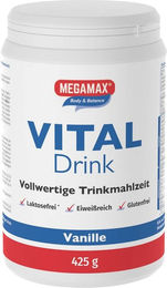 Megamax Vital Drink Vanille Pulver laktosefrei 425 g – Bild 1 von 1