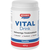 Produktbild von Megamax Vital Drink Vanille Pulver laktosefrei 425 g