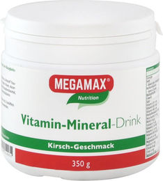 MEGAMAX Vitamin-Mineral-Drink Kirsch-Geschmack Pulver zuckerfrei – Bild 1 von 1