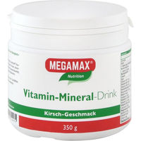 Produktbild von MEGAMAX Vitamin-Mineral-Drink Kirsch-Geschmack Pulver zuckerfrei