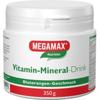 Produktbild von MEGAMAX Vitamin-Mineral-Drink Orange Pulver zuckerfrei