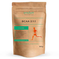 Produktbild von meinVitalium BCAA Pulver essentielle Aminosäuren vegan ohne Zusatzstoffe 300 g