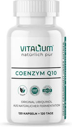 meinVitalium Coenzym Q10 Ubichinon Kapseln vegan ohne Zusatzstoffe 120 Stück – Bild 1 von 1