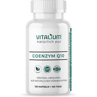 Produktbild von meinVitalium Coenzym Q10 Ubichinon Kapseln vegan ohne Zusatzstoffe 120 Stück