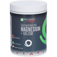 Produktbild von Melasan Sport Sportgetränk mit Magnesium und Kalium Johannisbeere Pulver