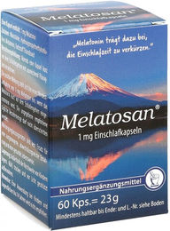 Melatosan Pharma Peter Melatonin 1 mg Einschlafkapseln 60 Stück – Bild 1 von 2
