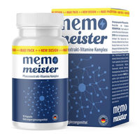 Produktbild von Memo Meister Kapseln mit Kräuter-Komplex für Frauen und Männer, 90 Kapseln