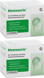Memoserin Anti-Stress-Komplex von Intercell Pharma GmbH, B-Komplex Kapseln, vegan, 180 Kapseln – Bild 1 von 1