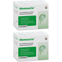 Produktbild von Memoserin Anti-Stress-Komplex von Intercell Pharma GmbH, B-Komplex Kapseln, vegan, 180 Kapseln