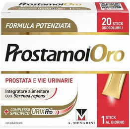 Menarini Prostamol Oro Brennnessel Sticks mit Rotwein-Geschmack zuckerfrei glutenfrei laktosefrei 20 Stück – Bild 1 von 1
