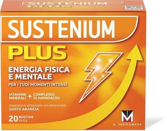 Menarini Sustenium Plus Mineralstoff-Komplex Orange 20 Sticks glutenfrei laktosefrei – Bild 1 von 1