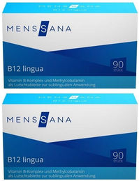 MensSana B12 lingua B-Komplex Lutschtabletten vegan glutenfrei laktosefrei 180 Stück – Bild 1 von 1