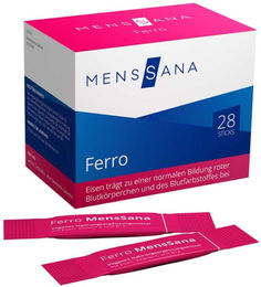 Menssana Ferro Eisen Fumarat Pulver Sticks vegan vegetarisch 56 g – Bild 1 von 5