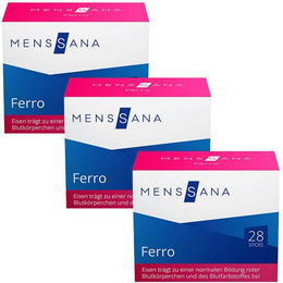 MensSana Ferro Eisen Fumarat Sticks vegan und vegetarisch für Erwachsene, Frauen, Sportler sowie Schwangere und Stillende – Bild 1 von 1