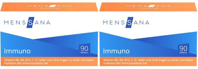 MENSSANA Immuno Vegan Kapseln für Erwachsene 180 Stück – Bild 1 von 1