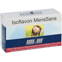Produktbild von Menssana Isoflavon Kapseln mit Vitamin B6, D3, K2, Zink und Selen für Frauen in den Wechseljahren, vegan, 60 Kapseln