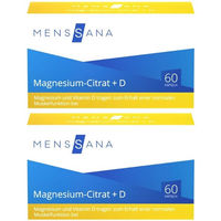 Produktbild von MENSSANA Magnesium-Citrat +D Vegan Kapseln für Erwachsene und Kinder 120 Stück