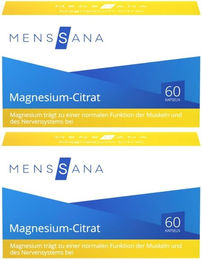 MENSSANA Magnesium-Citrat Kapseln vegan für Erwachsene und Kinder 120 Stück – Bild 1 von 1