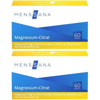 Produktbild von MENSSANA Magnesium-Citrat Kapseln vegan für Erwachsene und Kinder 120 Stück