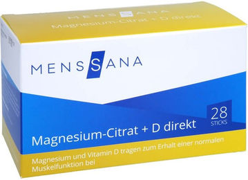 MensSana Magnesiumcitrat + D Pulver 28 Stück – Bild 1 von 1