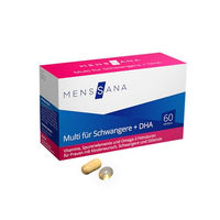 Produktbild von MensSana Multi für Schwangere und Stillende mit DHA, Vitamine und Mineralstoffe, 60 Kapseln