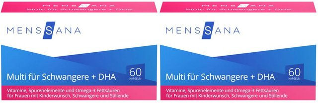 MENSSANA Multi für Schwangere und Stillende mit DHA Kapseln – Bild 1 von 1
