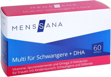Menssana Multi für Schwangere und Stillende mit DHA Kapseln 60 Stück – Bild 1 von 2