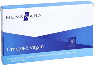 MensSana Omega-3 vegan Lutschtabletten für Männer 30 Stück – Bild 1 von 1