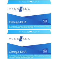 Produktbild von MensSana Omega-DHA Kapseln für Erwachsene 480 mg 180 Stück glutenfrei laktosefrei ohne Zusatzstoffe