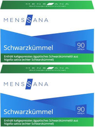 MENSSANA Schwarzkümmelöl Kapseln Bio Vegan 180 Stück – Bild 1 von 1