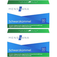 Produktbild von MENSSANA Schwarzkümmelöl Kapseln Bio Vegan 180 Stück