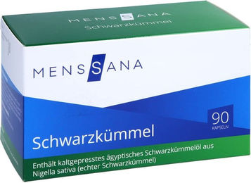 MensSana Schwarzkümmelöl Kapseln Bio Vegan 90 Stück – Bild 1 von 3