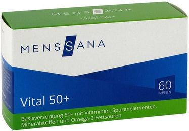 Menssana Vital 50+ Kapseln für Senioren 60 Stück – Bild 1 von 1
