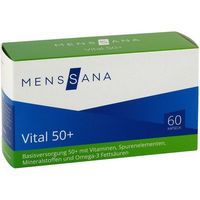 Produktbild von MensSana Vital 50+ Kapseln für Senioren und Erwachsene 60 Stück