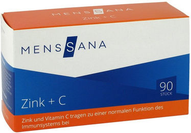 MensSana Zink + C Lutschtabletten vegan mit Acerola und Hagebutte 90 Stück – Bild 1 von 2