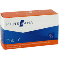 Produktbild von MensSana Zink + C Lutschtabletten vegan mit Acerola und Hagebutte 90 Stück