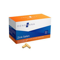 Produktbild von MensSana Zink-Selen Kapseln mit Zinkgluconat für Erwachsene und Kinder, 90 Kapseln