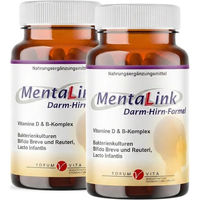 Produktbild von MentaLink Balance Darm Hirn Formel Forum Vita Anti-Stress-Komplex mit B-Komplex Kapseln laktosefrei und glutenfrei für Erwachsene 120 Kapseln