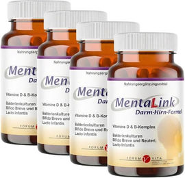 MentaLink Balance Forum Vita Anti-Stress-Komplex mit B-Komplex Kapseln für Erwachsene laktosefrei und glutenfrei 240 Stück – Bild 1 von 2