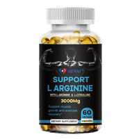 Produktbild von Menxi L-Arginin Nahrungsergänzungsmittel 3000 mg Kapseln 60 Stück
