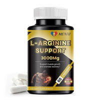 Produktbild von Menxi L-Arginin Nahrungsergänzungsmittel 3000 mg Kapseln 60 Stück