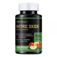 Produktbild von Menxi Nitric Oxide L-Arginine und L-Citrulline 1920 mg Kapseln 60 Stück